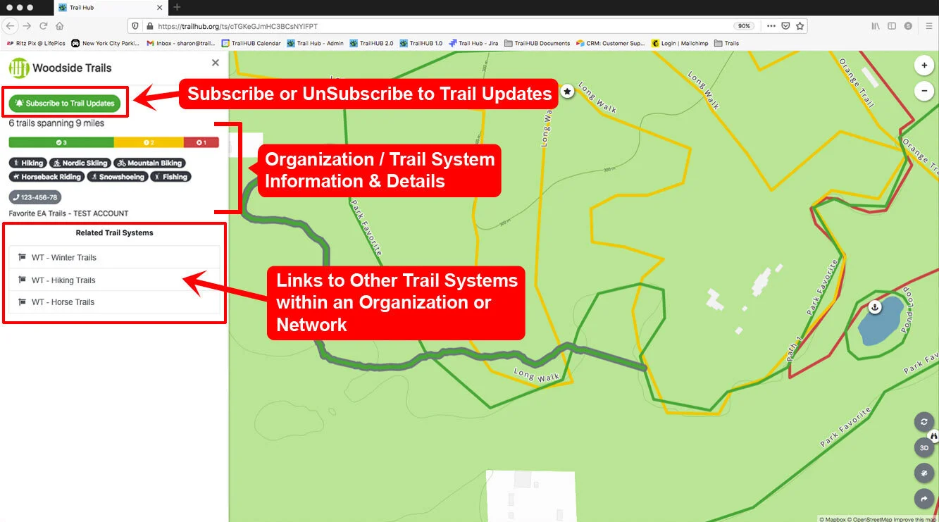TRAIL SYSTEM MENU