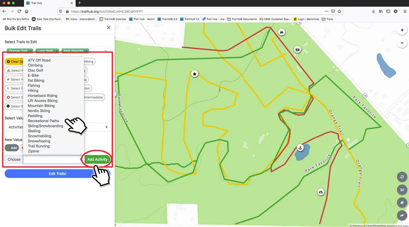 Bulk Edit Trails screenshot 8