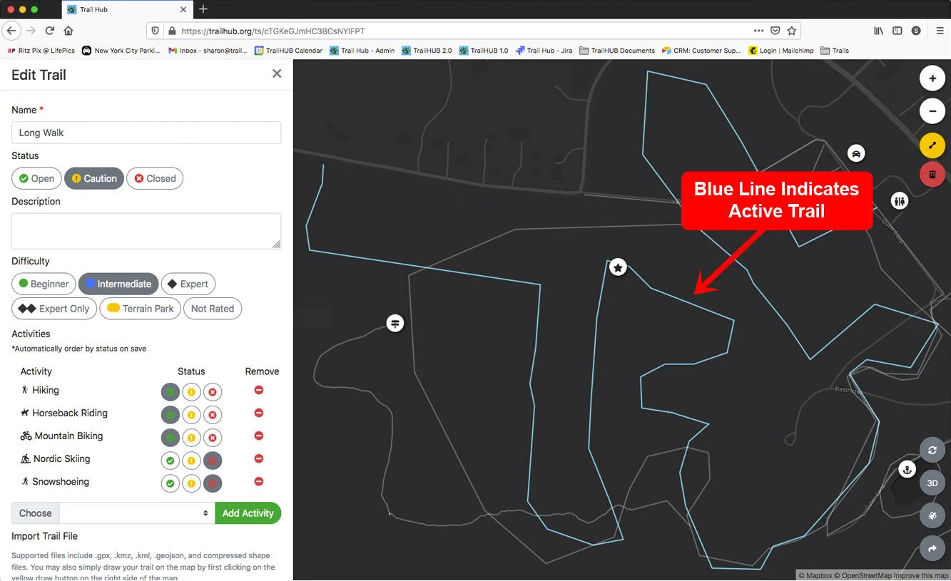 Draw or Edit a Trail on the Map screenshot 17