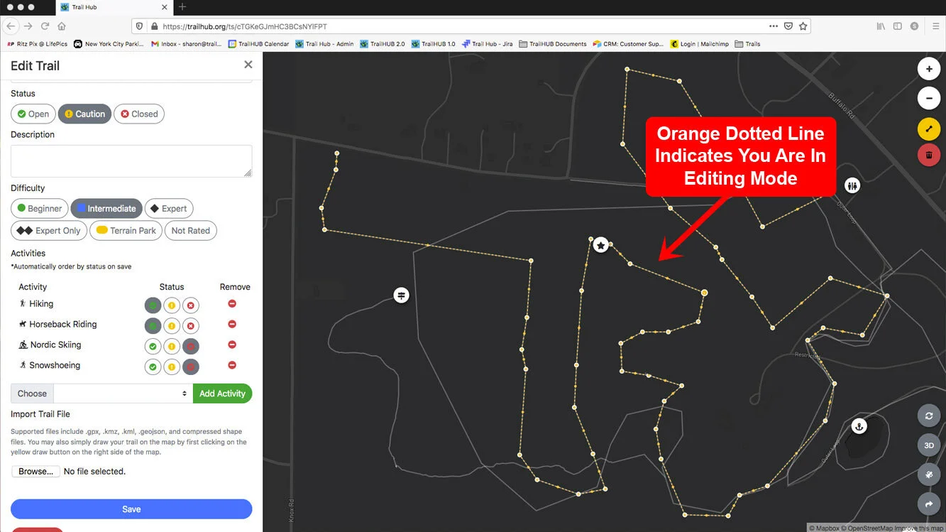 Draw or Edit a Trail on the Map screenshot 18