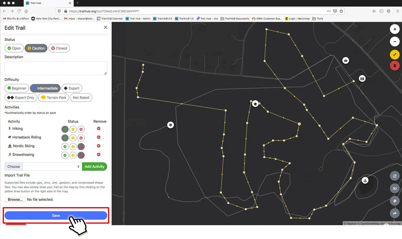 Draw or Edit a Trail on the Map screenshot 24
