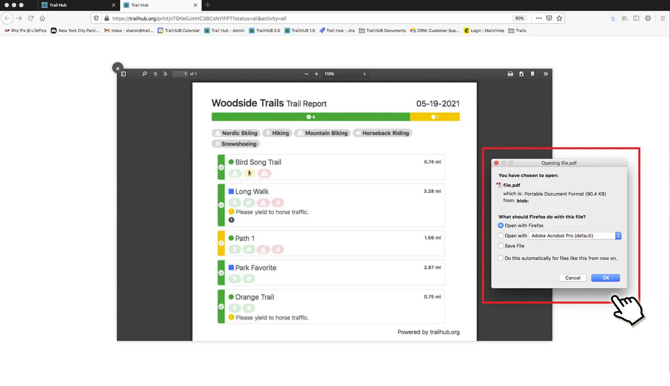 Trail Reports screenshot 3